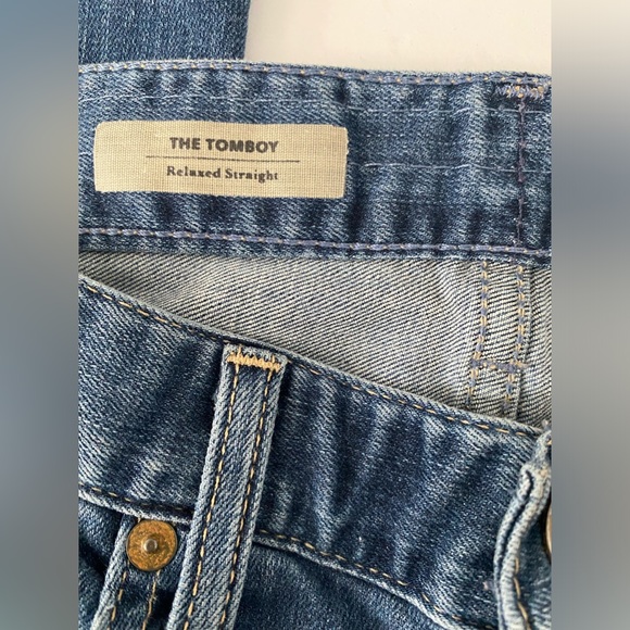 AG Adriano Goldschmied Blue Straight Leg Jeans - Picture 6 of 9